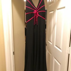 Halter evening dress